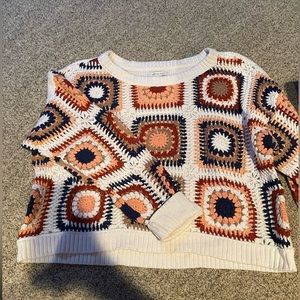 Granny square sweatshirt